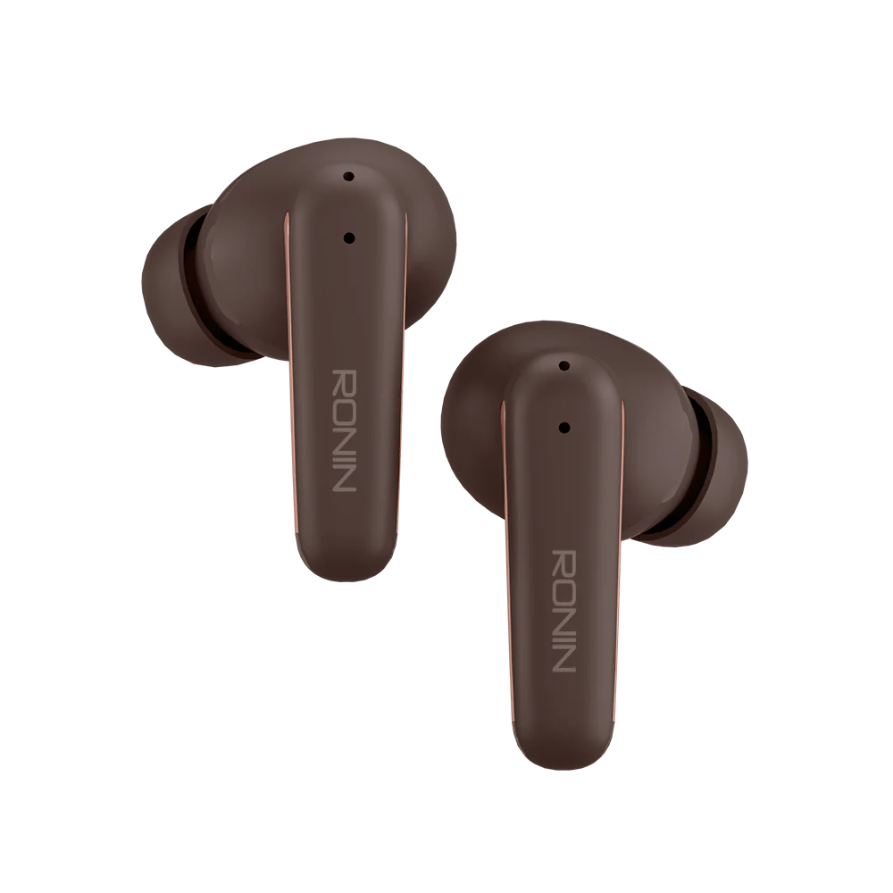 Ronin R-140 ANC & ENC Earbuds, 500mAh Battery with AI Voice Assistant, Gaming Mode, High-Performance Quad Mic Setup Ronin R-140 ANC & ENC Earbuds, 500mAh Battery with AI Voice Assistant, Gaming Mode, High-Performance Quad Mic Setup